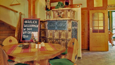 Gaststätte Weidmannsruh mit Kachelofen