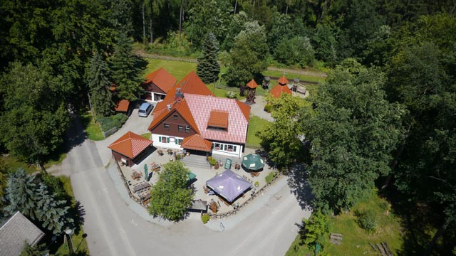 Umgebung aus der Luft