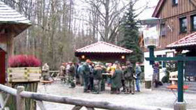 Ausklang der Treibjagd im Herbst